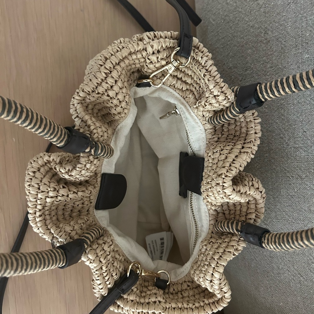 Zara Raffia purse - Picture 2 of 3